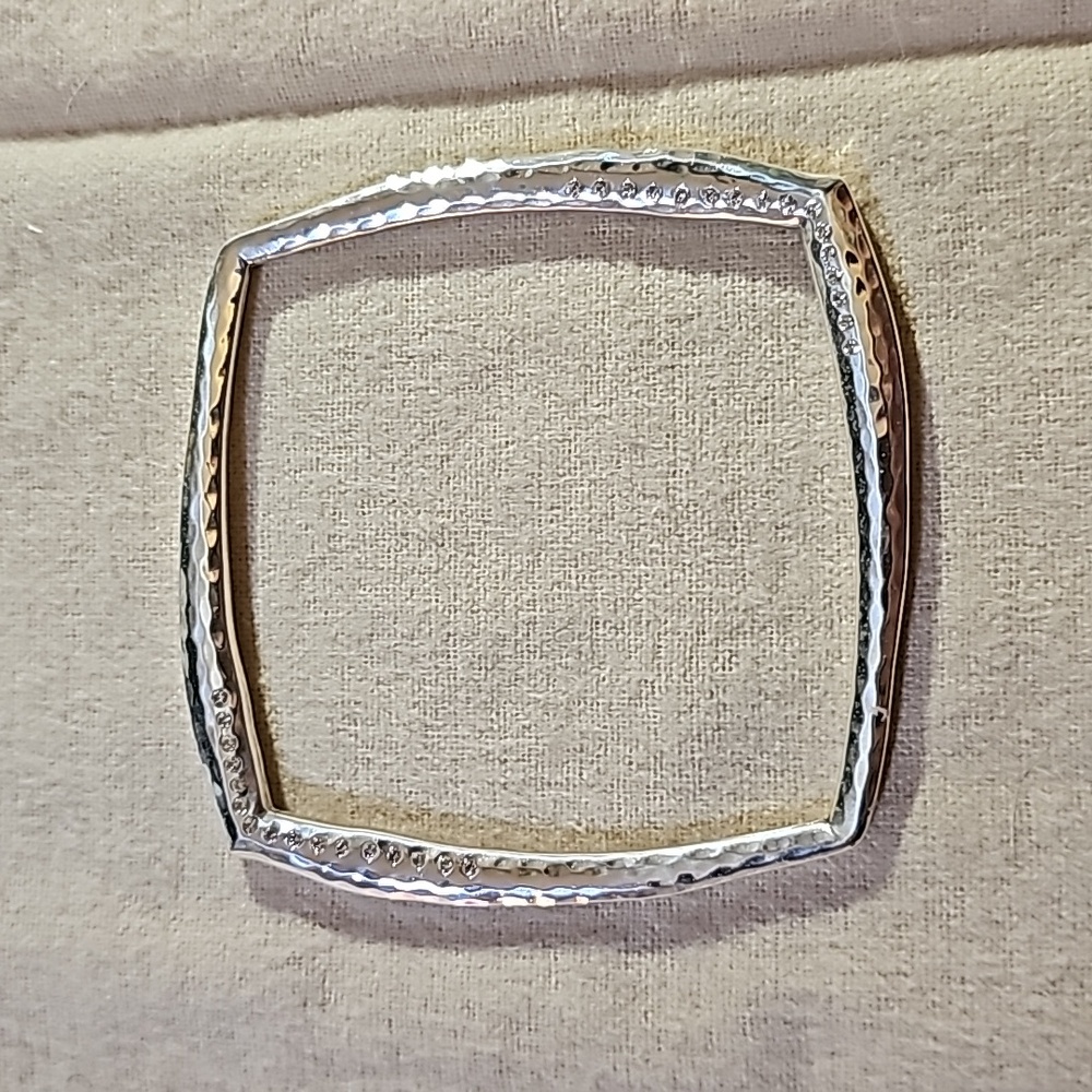 Brighton Square Embellished Bangle - image 1